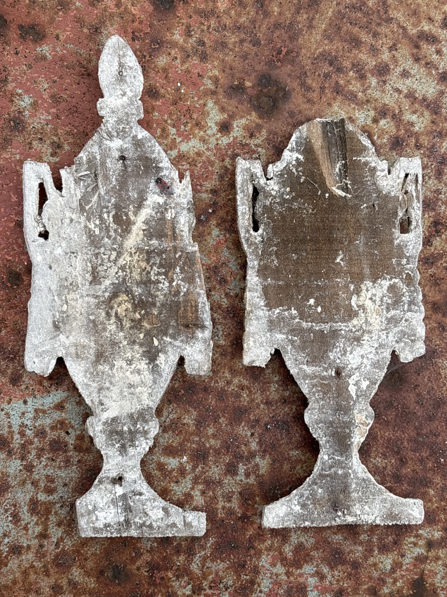 Ornements Tilleul sculpté Empire Doré -photo-2