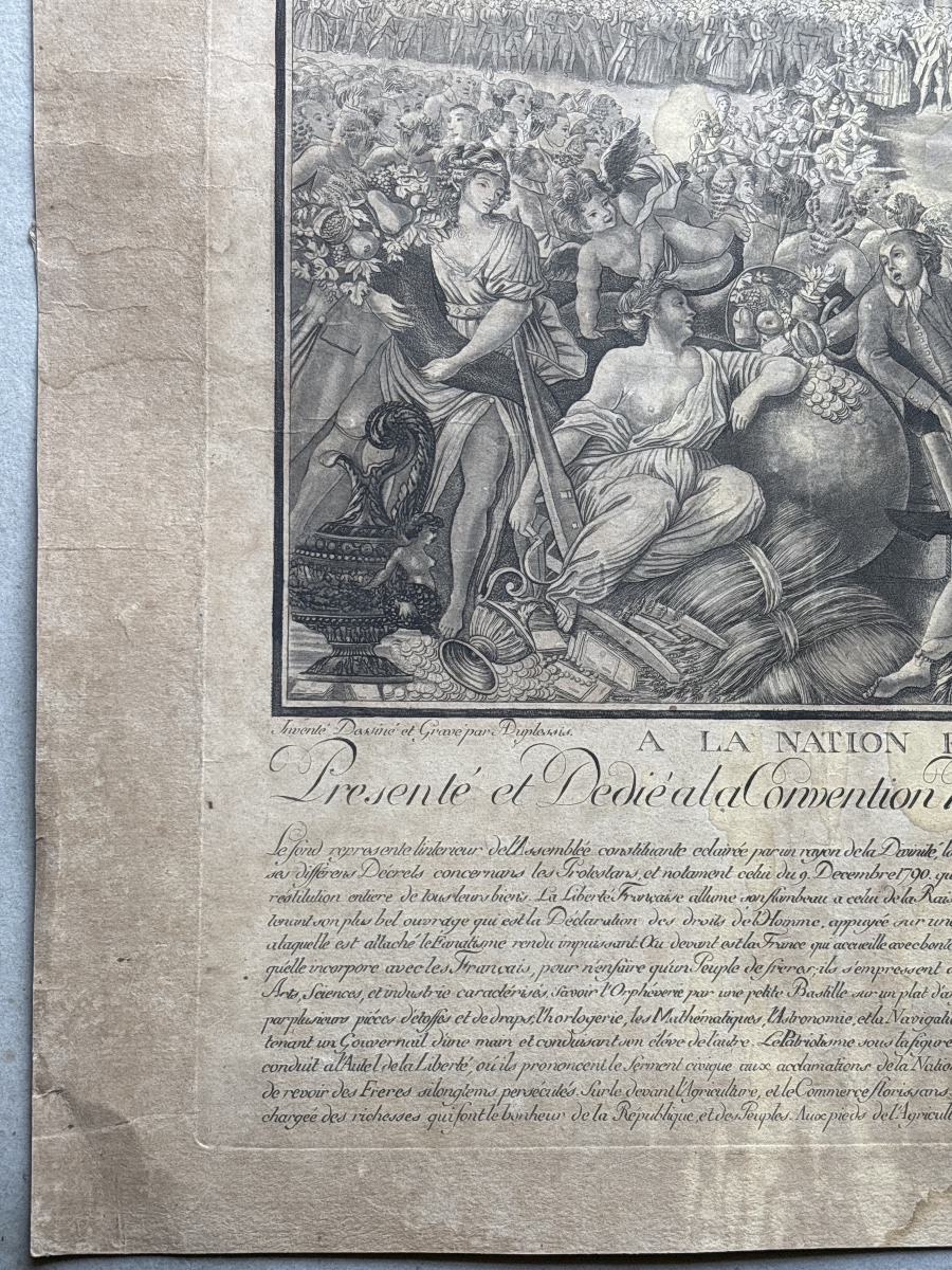 Duplessis Joseph (1725-1802) à La Nation Française , Les Protestants Reconnaissants-photo-2