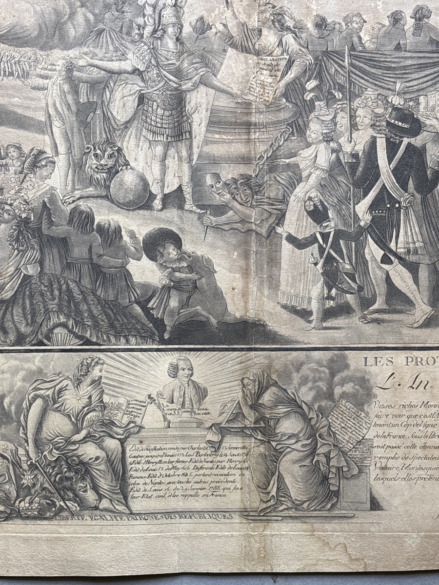 Duplessis Joseph (1725-1802) à La Nation Française , Les Protestants Reconnaissants-photo-4