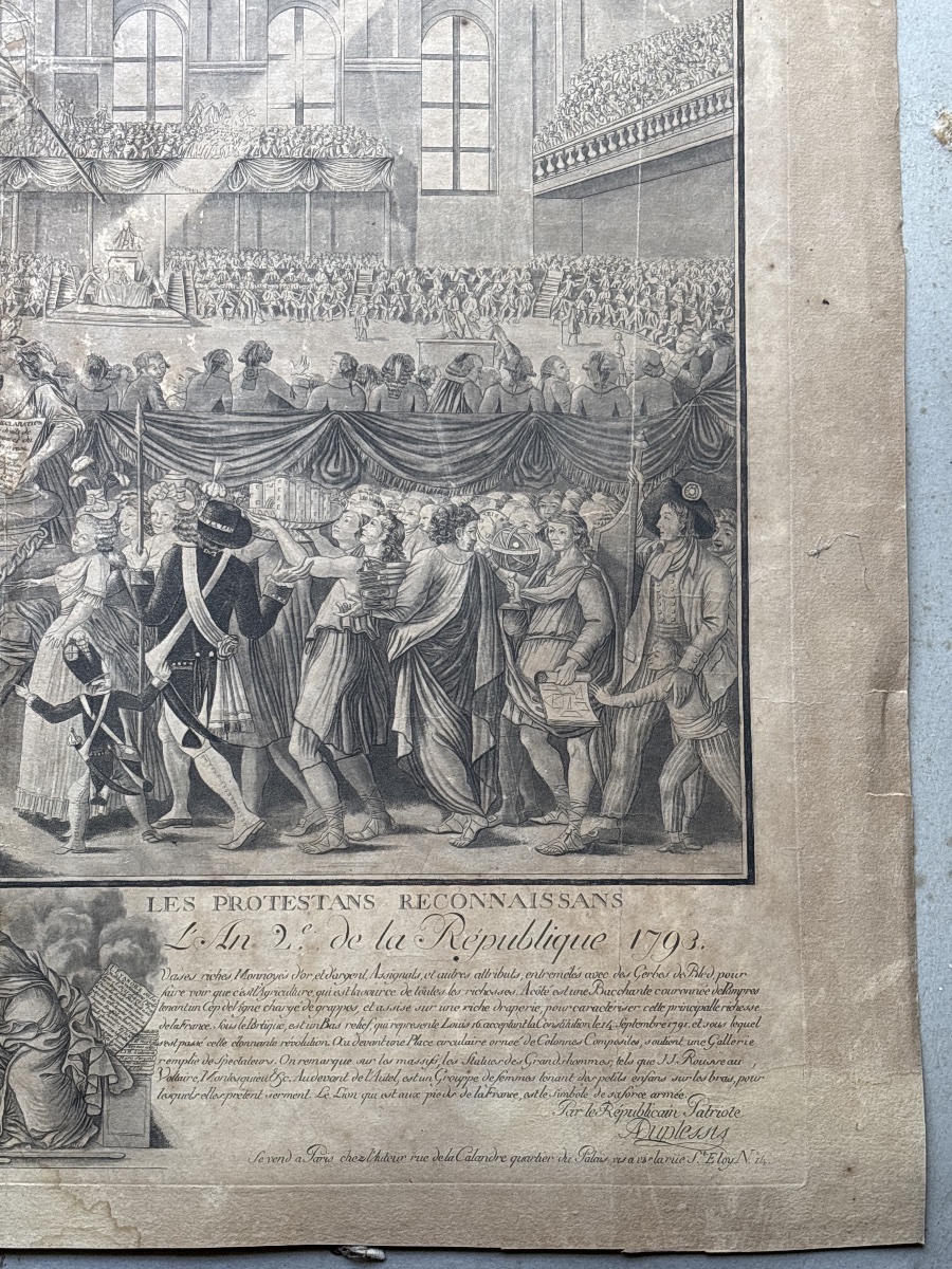 Duplessis Joseph (1725-1802) à La Nation Française , Les Protestants Reconnaissants-photo-2