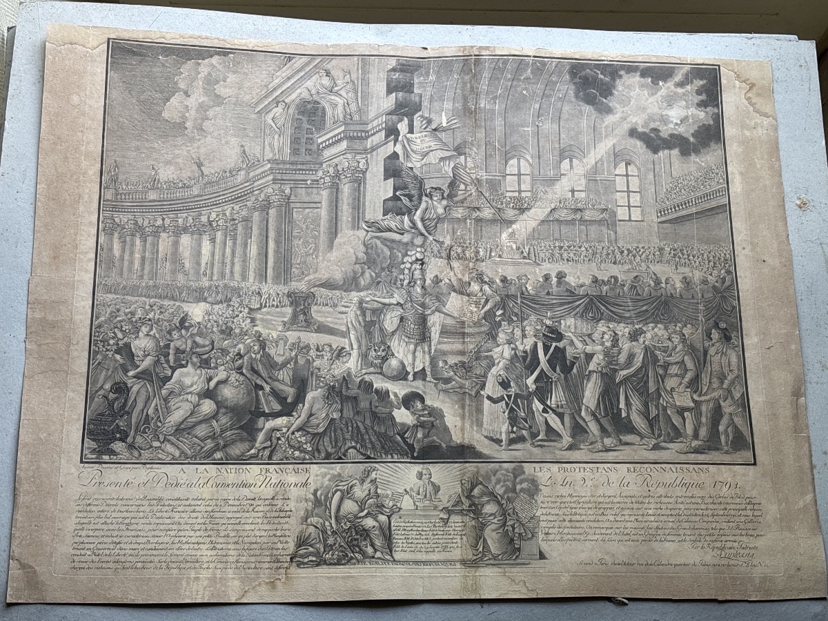 Duplessis Joseph (1725-1802) à La Nation Française , Les Protestants Reconnaissants