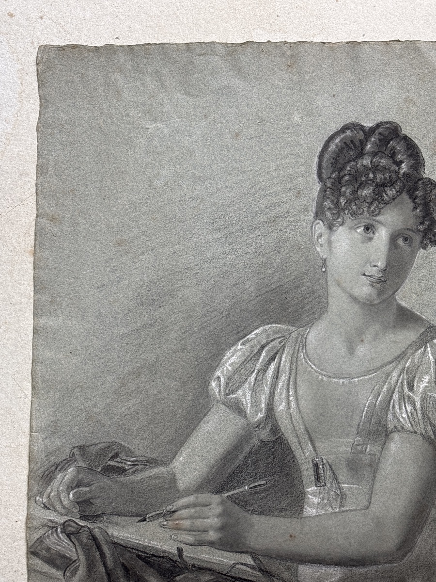 Self-portrait Of A Young Restoration Woman-photo-3
