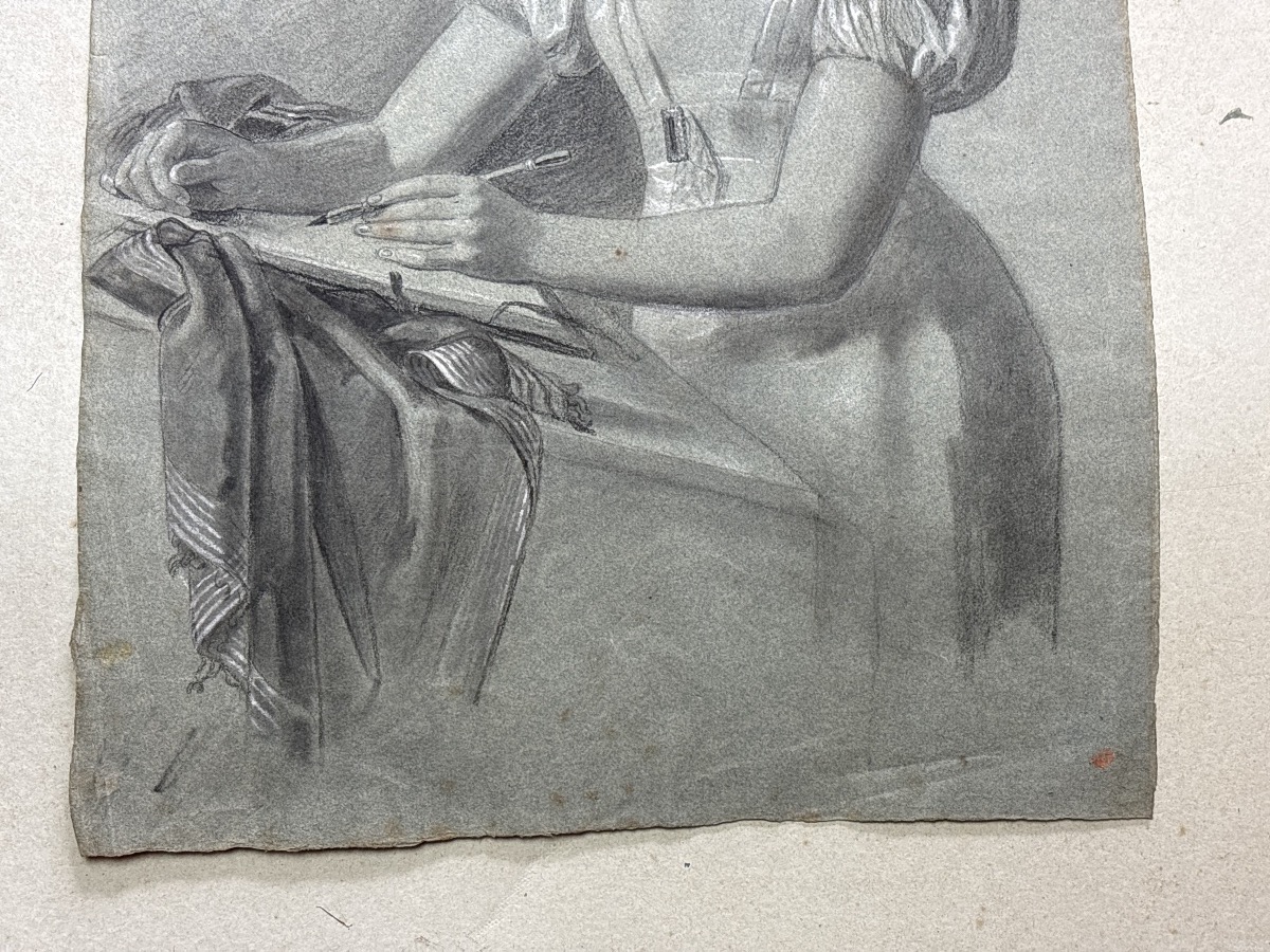 Self-portrait Of A Young Restoration Woman-photo-4