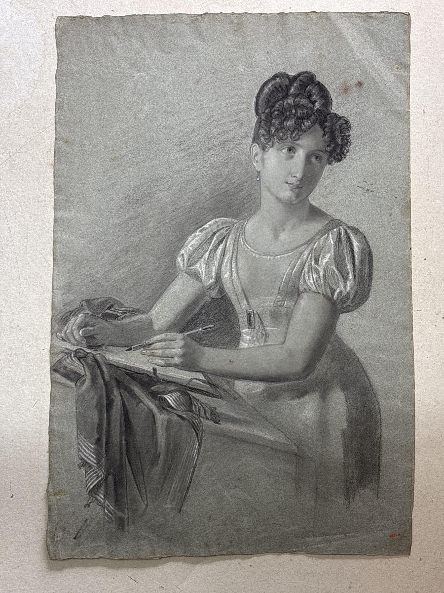 Self-portrait Of A Young Restoration Woman