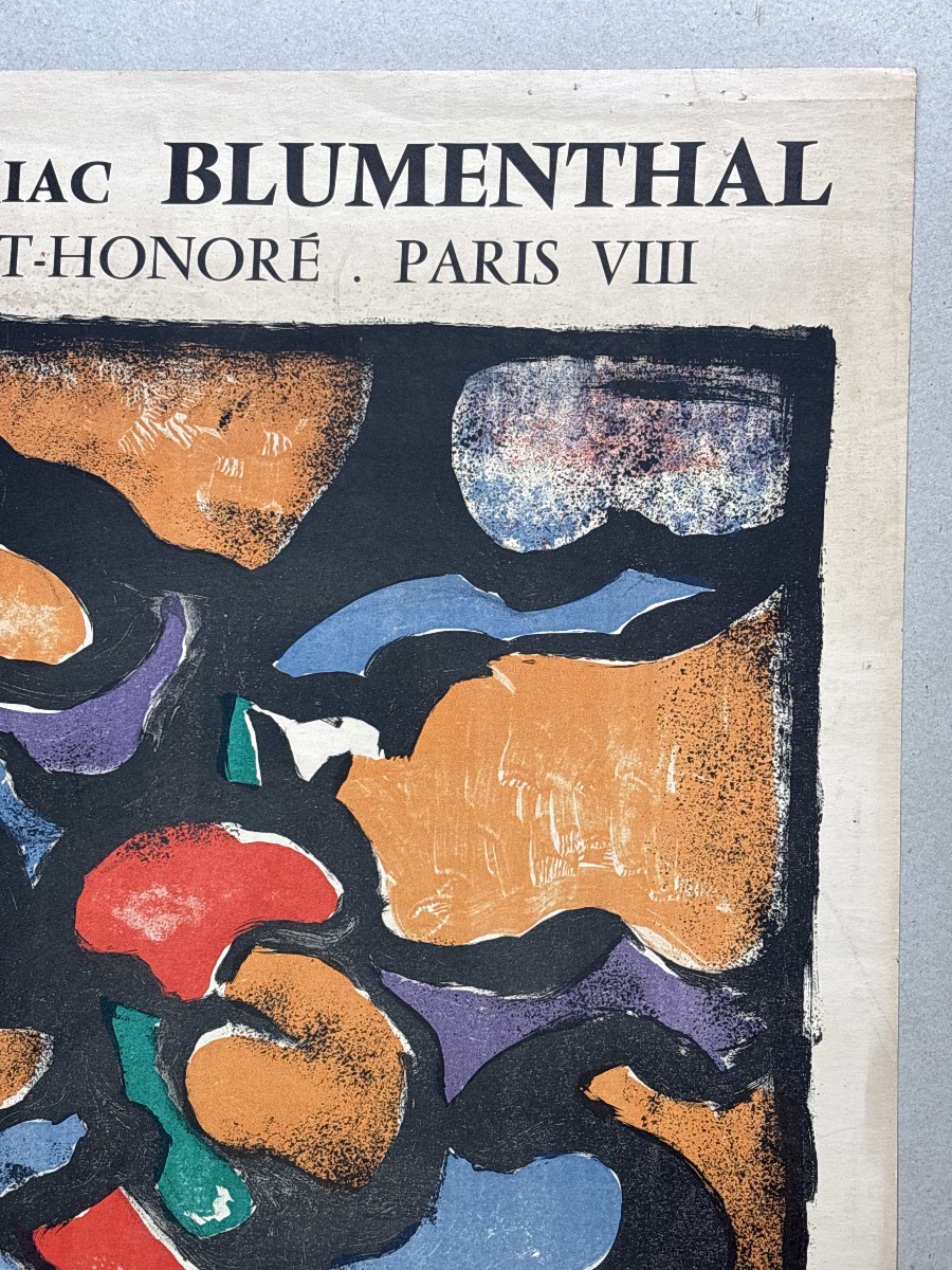 César Szobel 1961 Poster Lithograph Galerie Blumenthal-photo-4