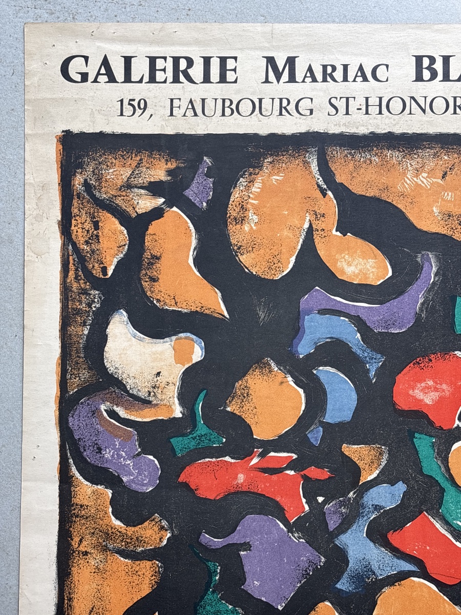 César Szobel 1961 Poster Lithograph Galerie Blumenthal-photo-1