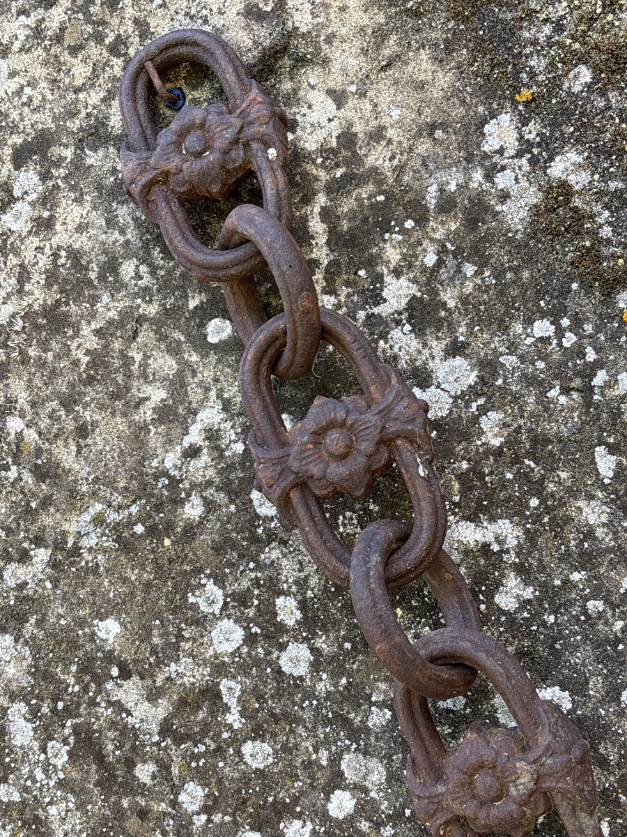 Huge 19th Century Cast-iron Chain-photo-1