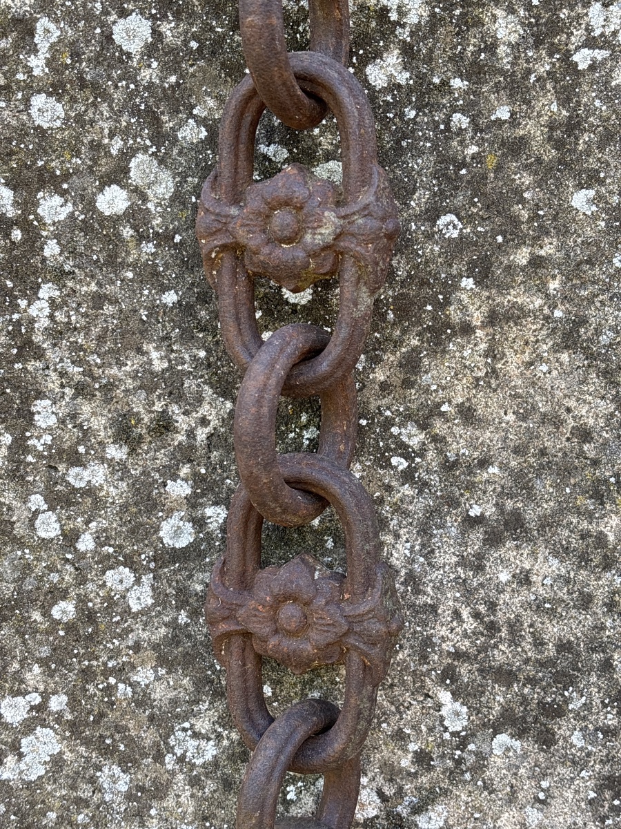 Huge 19th Century Cast-iron Chain