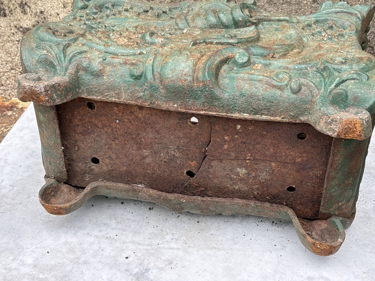 Cast Iron Planter 1900 Eclectic Style-photo-3