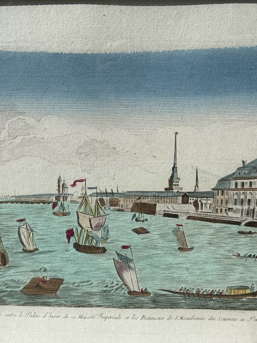 XVIII Russia: A View Of St. Petersburg By Nera -photo-4