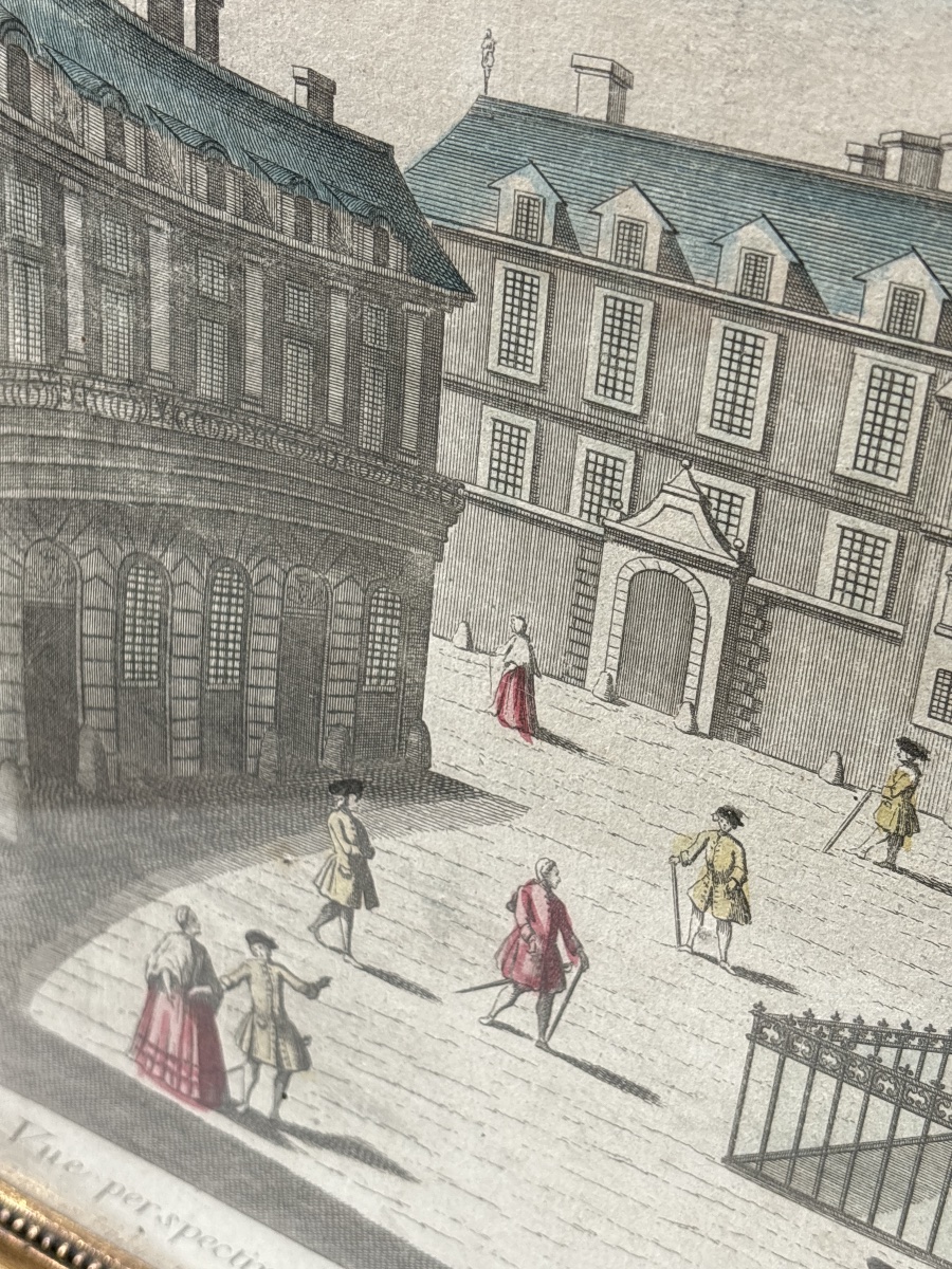 XVIII Paris Place Des Victoires View From The Optician's -photo-1
