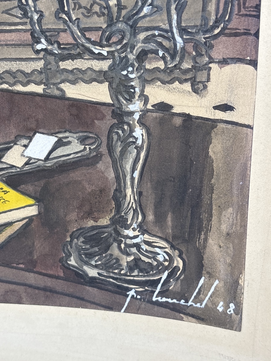 Pierre Louchel (20th Century), Fashion Illustrator And Set Designer -photo-2