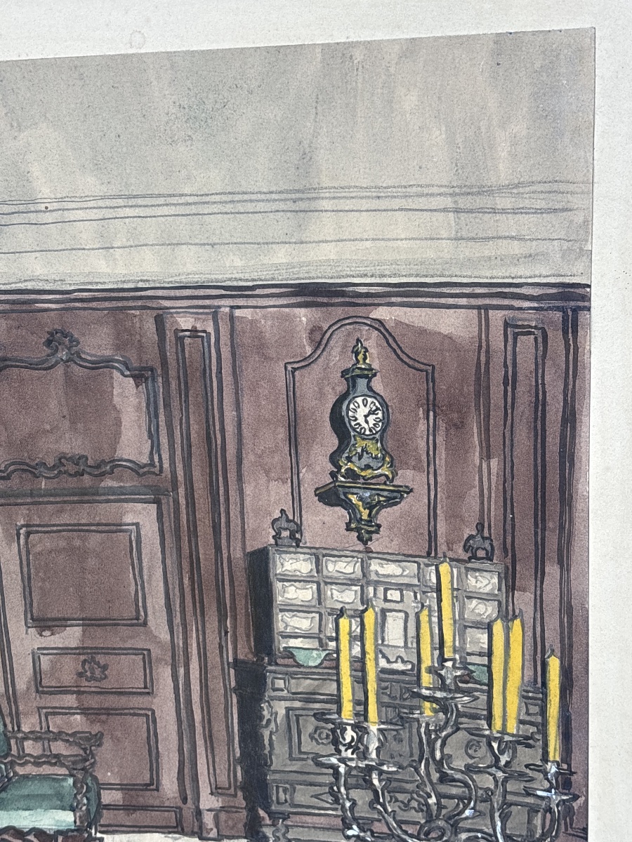 Pierre Louchel (20th Century), Fashion Illustrator And Set Designer -photo-3