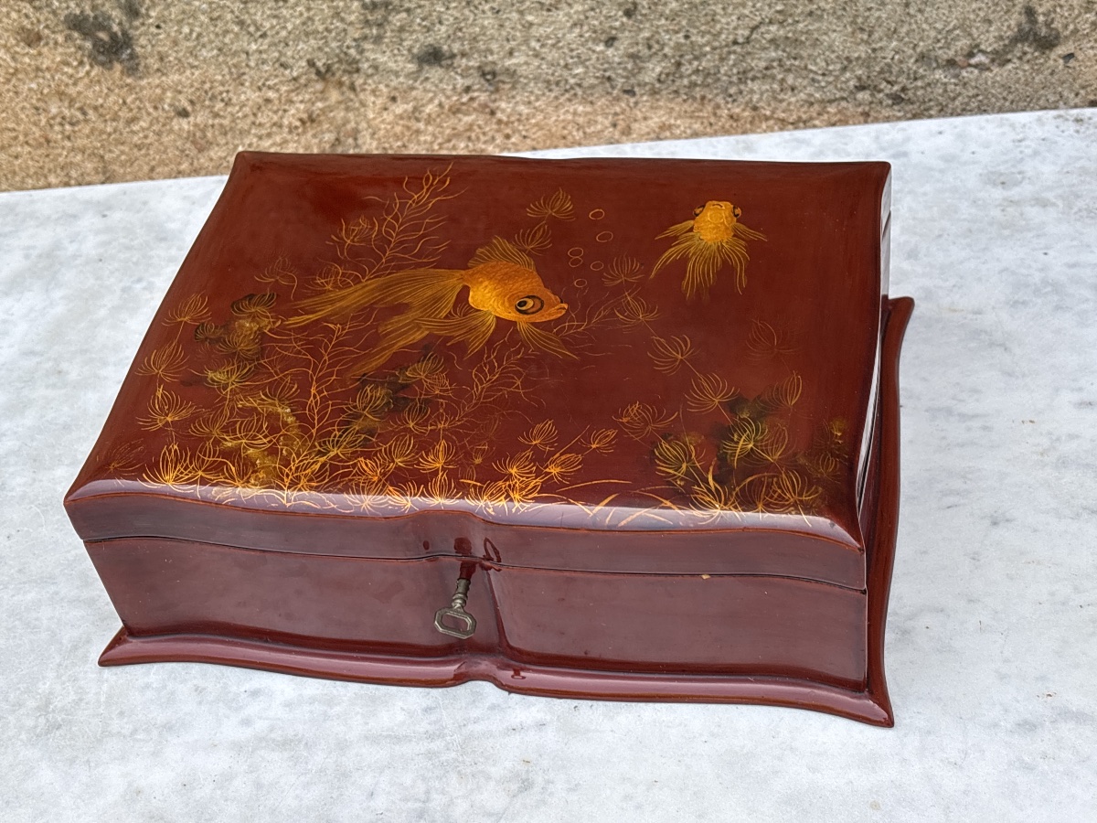 Vietnam - Coffret à bijoux en laque -photo-2