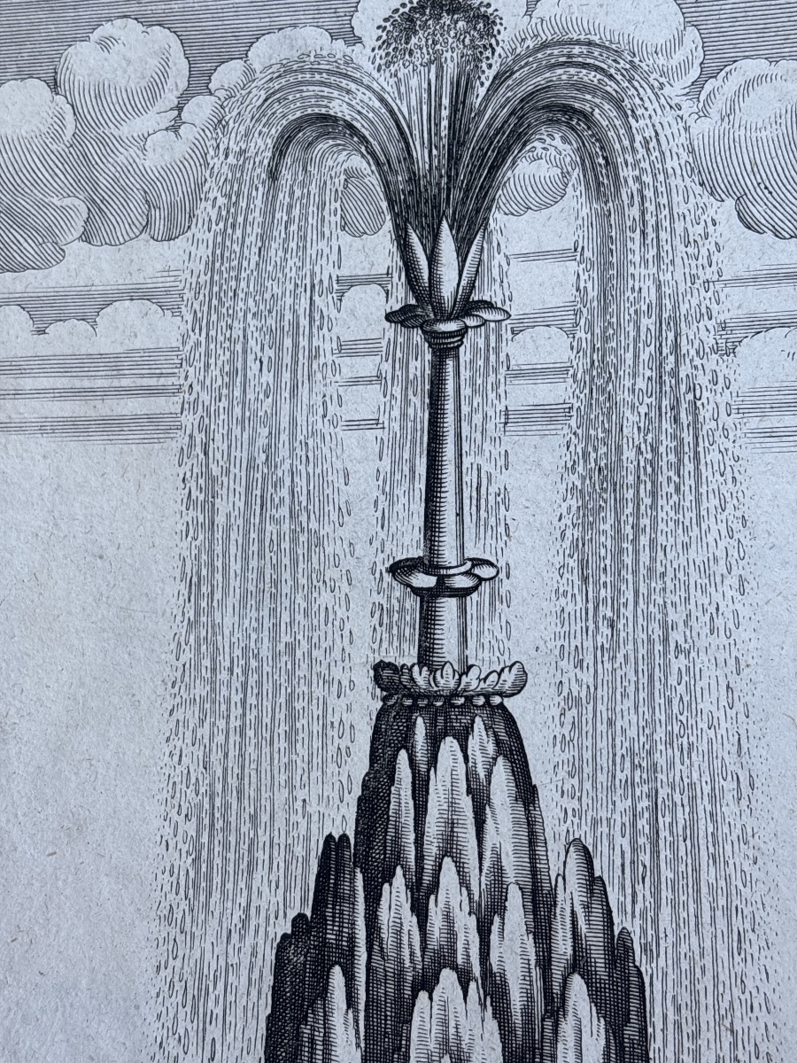 Georg Andreas Bockler : Cinq Estampes du 17 eme de Fontaines - Architectura Curiosa Nova -photo-7