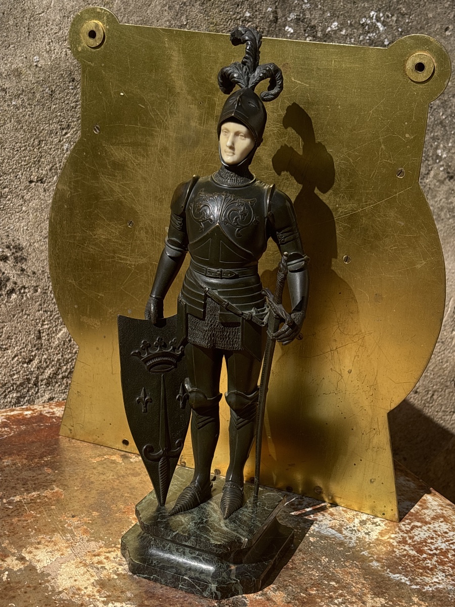 Joan Of Arc In Bronze And Armor 