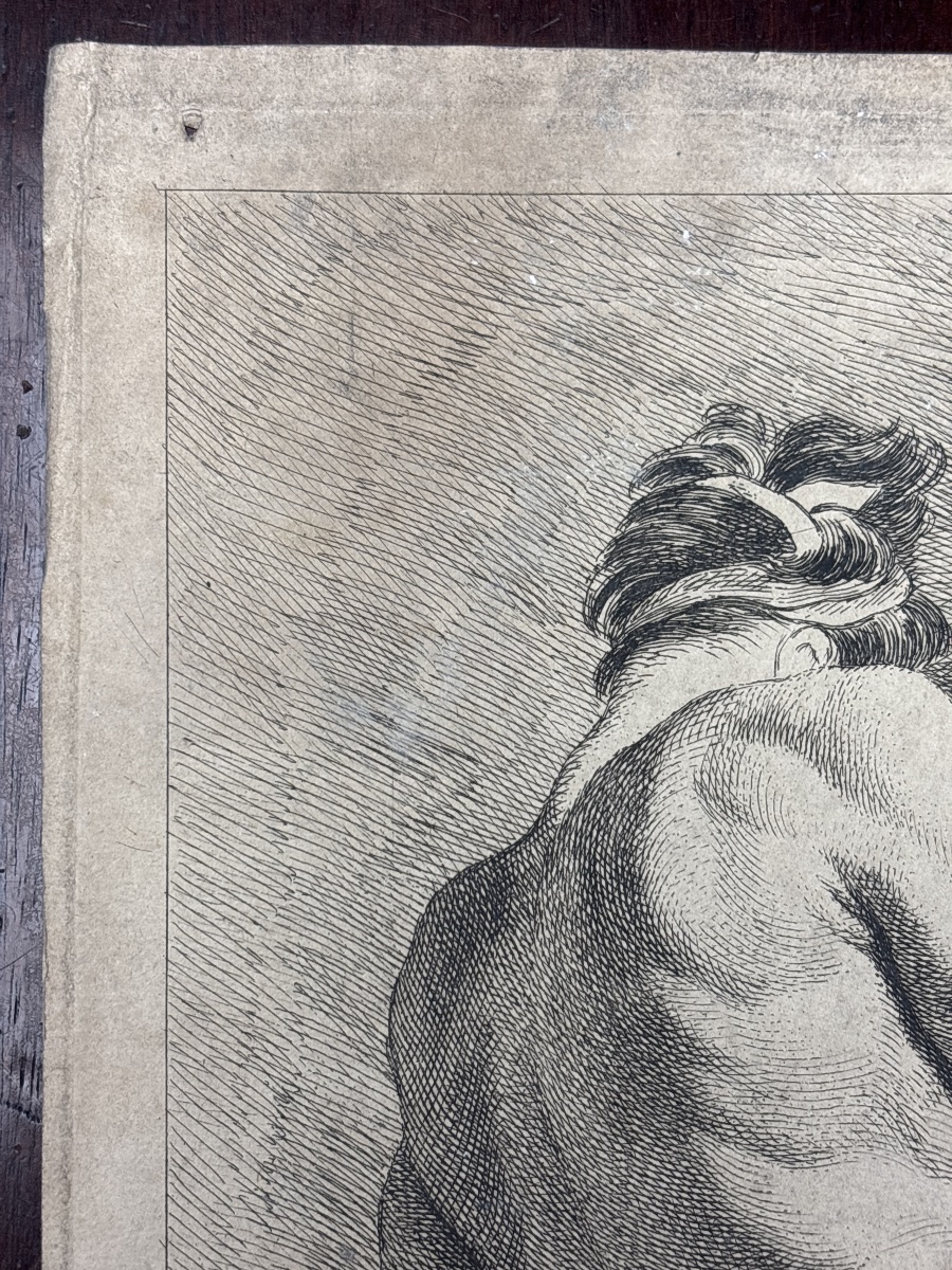 Edme Bouchardon (1698-1762)Etude d homme Manière de Crayon -photo-2