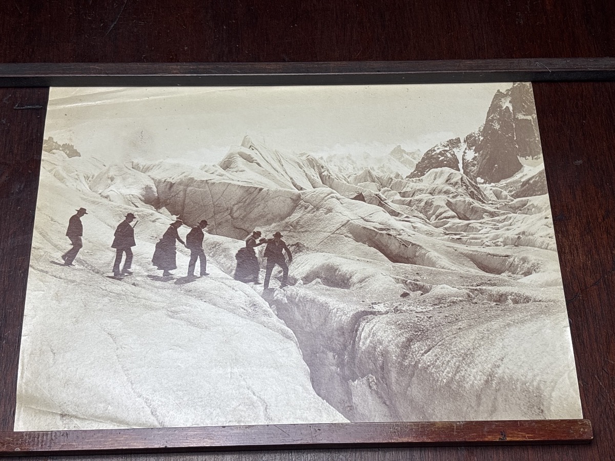 étienne Neurdein, Chamonix: The Mer De Glace, Albumen Print 