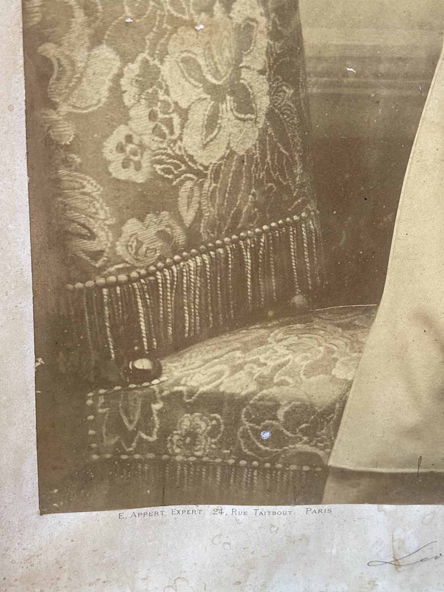 E. Appert (1830–1905), Very Large Portrait Of Léon Gambetta, Signed And Framed -photo-6
