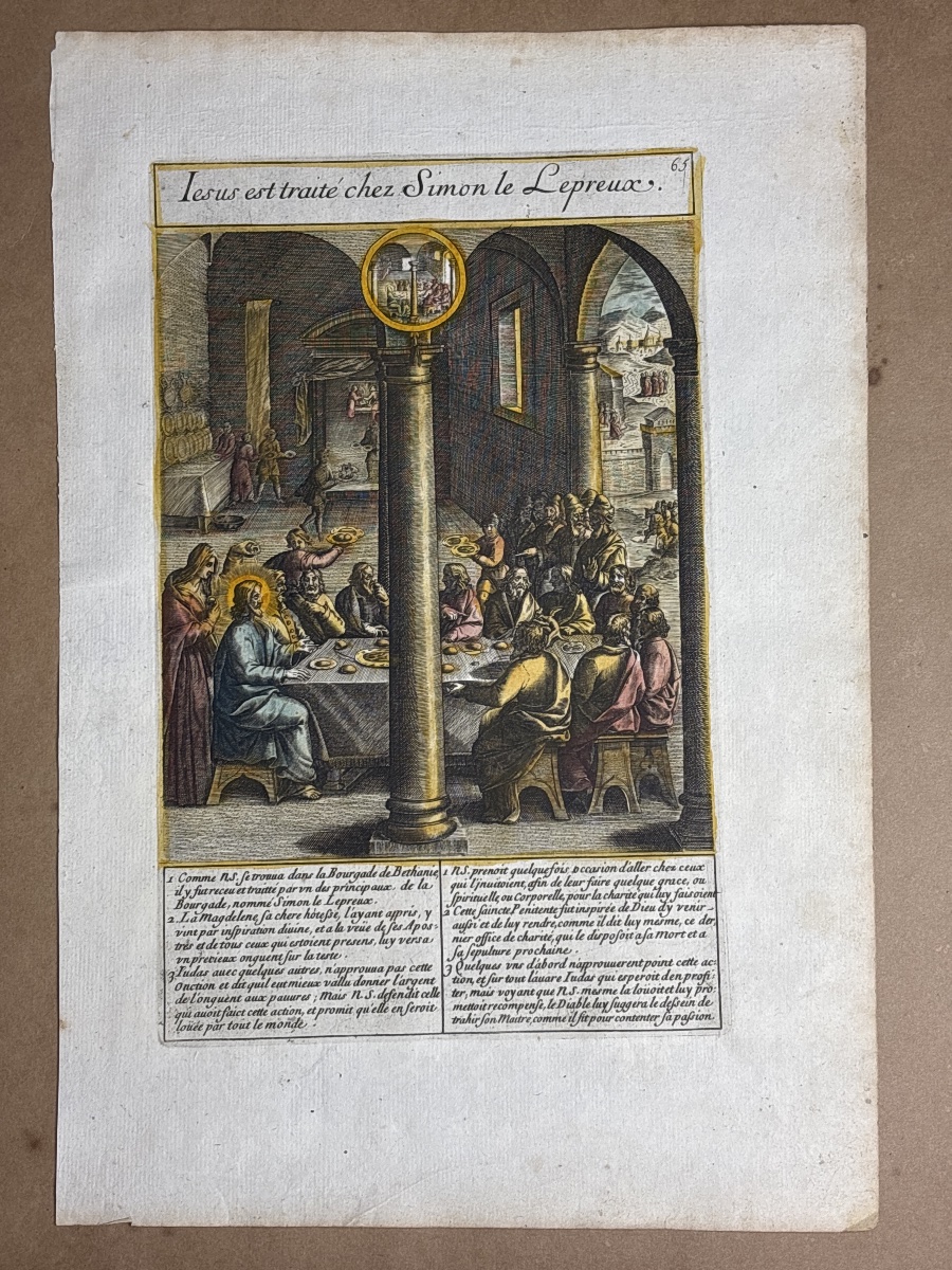 Jean Matheus (1590-1672) deux gravures sur bois de la vie du Christ -photo-2