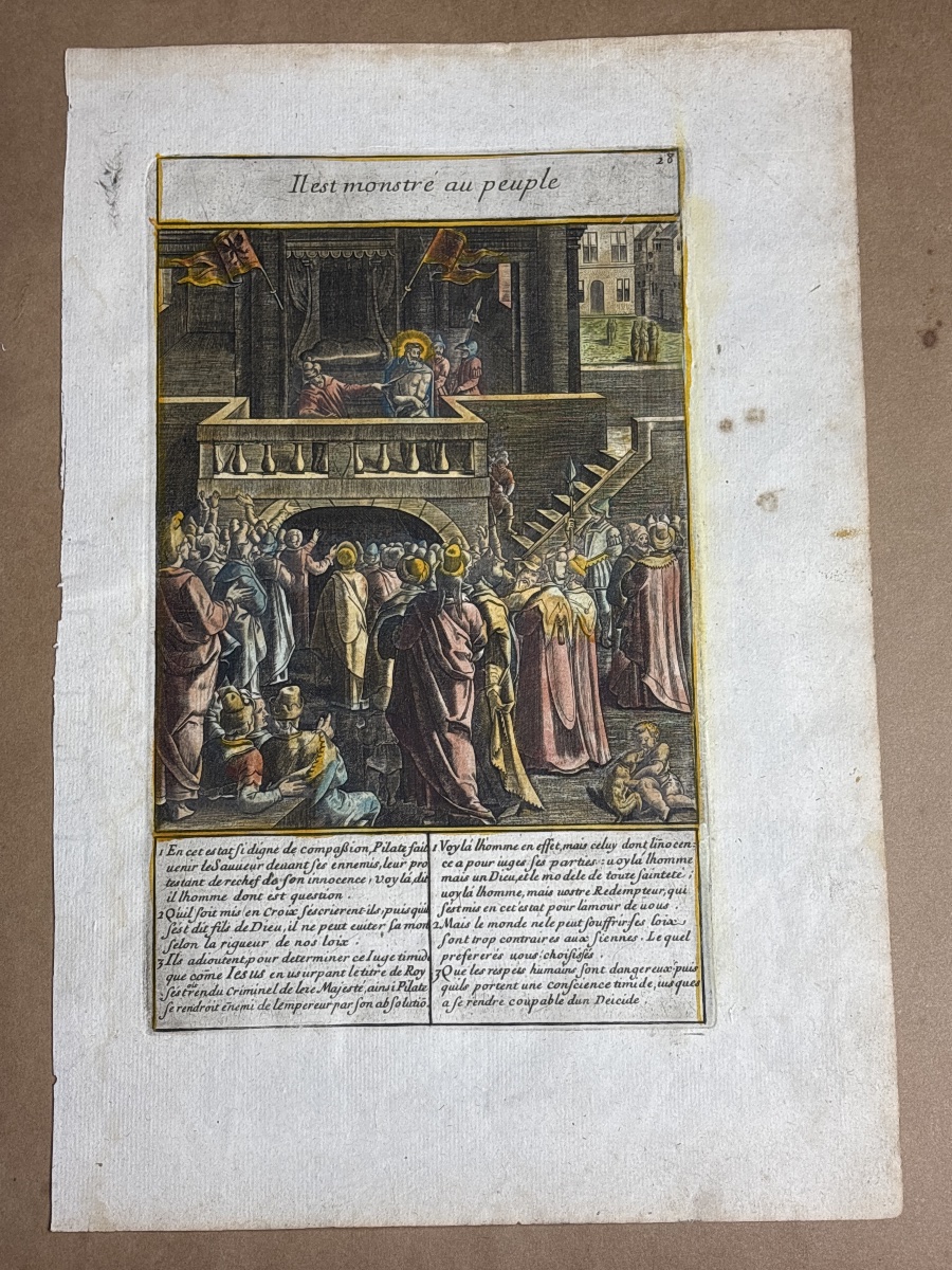 Jean Matheus (1590-1672) deux gravures sur bois de la vie du Christ -photo-3