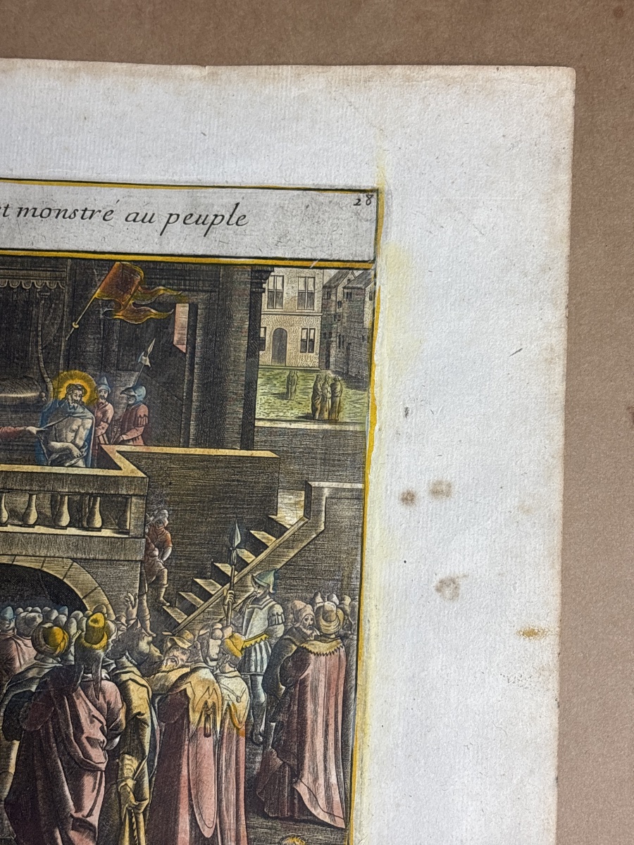 Jean Matheus (1590-1672) deux gravures sur bois de la vie du Christ -photo-5