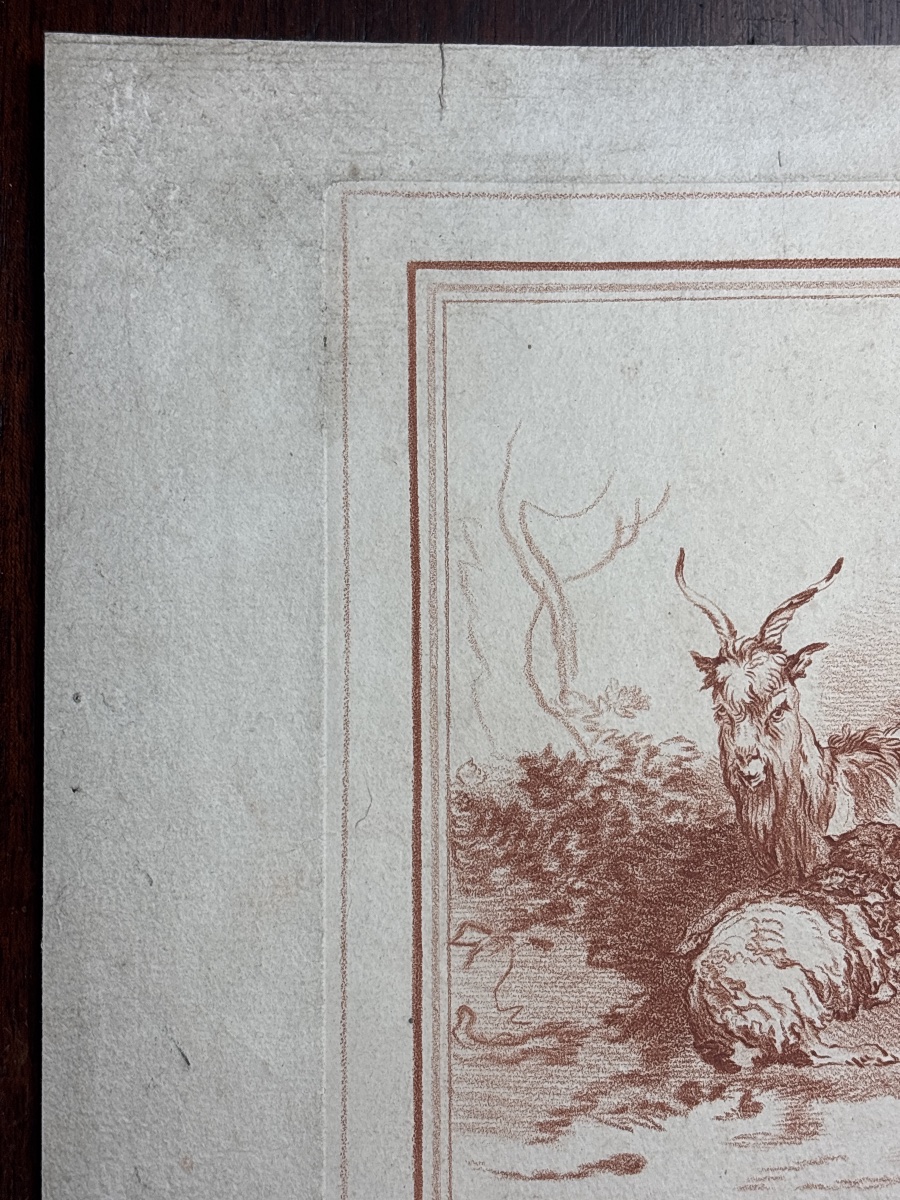 Gilles Demarteau (1722–1776), After Boucher, In The Style Of Red Chalk -photo-3