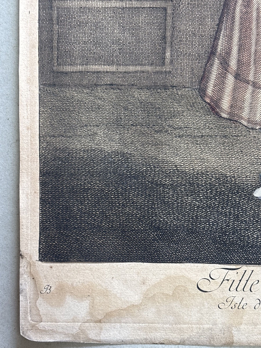 Chios ( fille de) gravé par G. Scotin (1678-1740)Grèce Greece Philhellenisme -photo-3