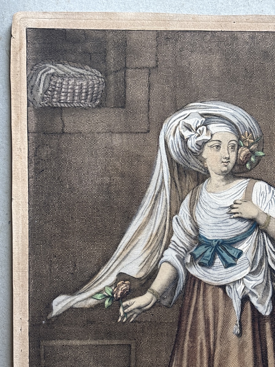 Chios ( fille de) gravé par G. Scotin (1678-1740)Grèce Greece Philhellenisme -photo-2