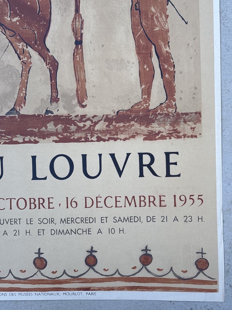 Poster: Art And Civilization Of The Etruscans, 1955, Louvre Museum—mourlot-photo-3
