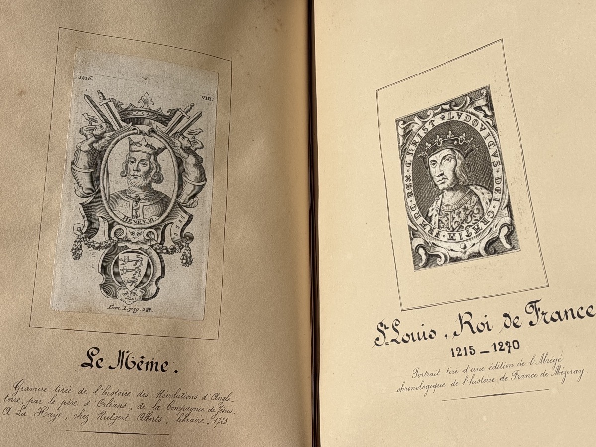 + de 150 portraits Rois de France & Angleterre -photo-3