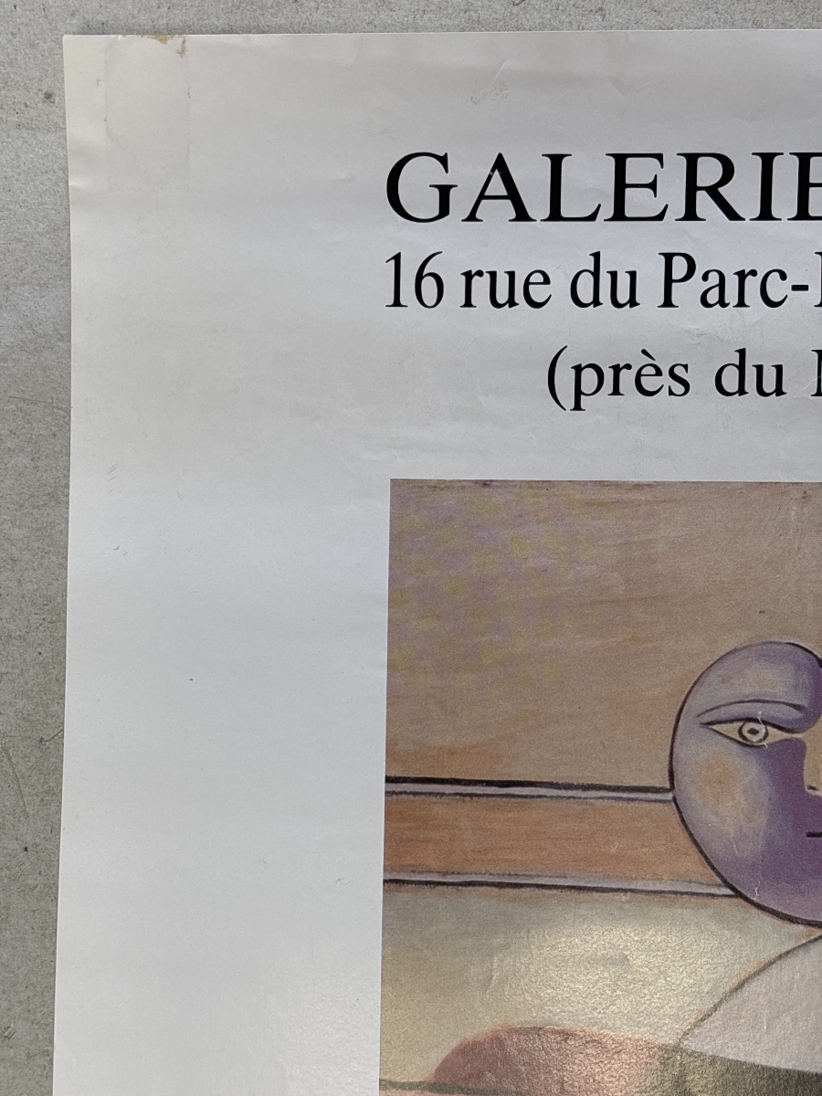 Affiche Picasso Spadem 1986 Marina Lithographies galerie du musée -photo-1