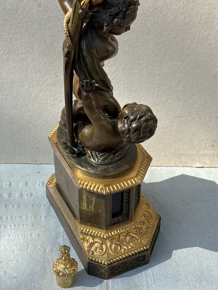 Grand Candélabre Aux Amours  vers 1880 -photo-8