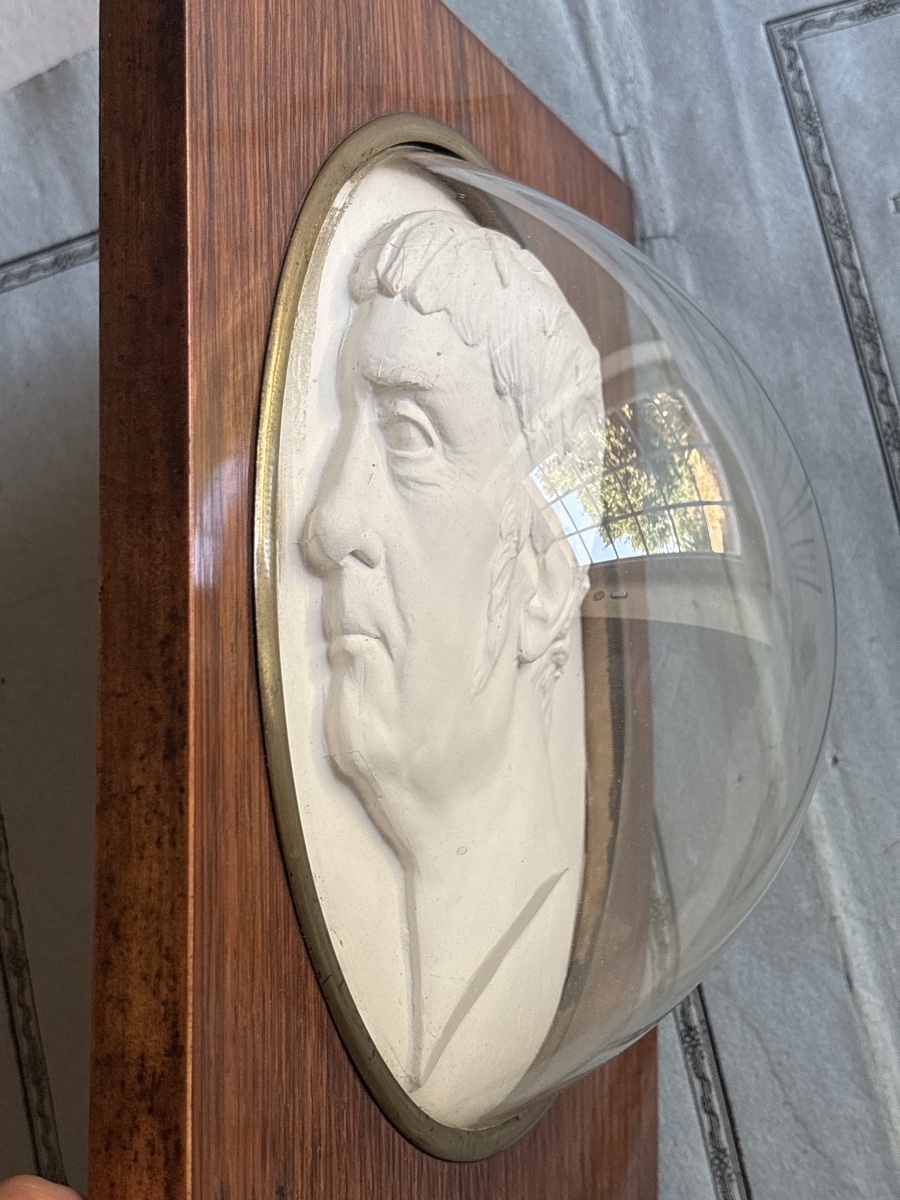Louis Merley (1815–1883) Medallion  Antique-style Plaster, Signed And Dated 1843 -photo-8