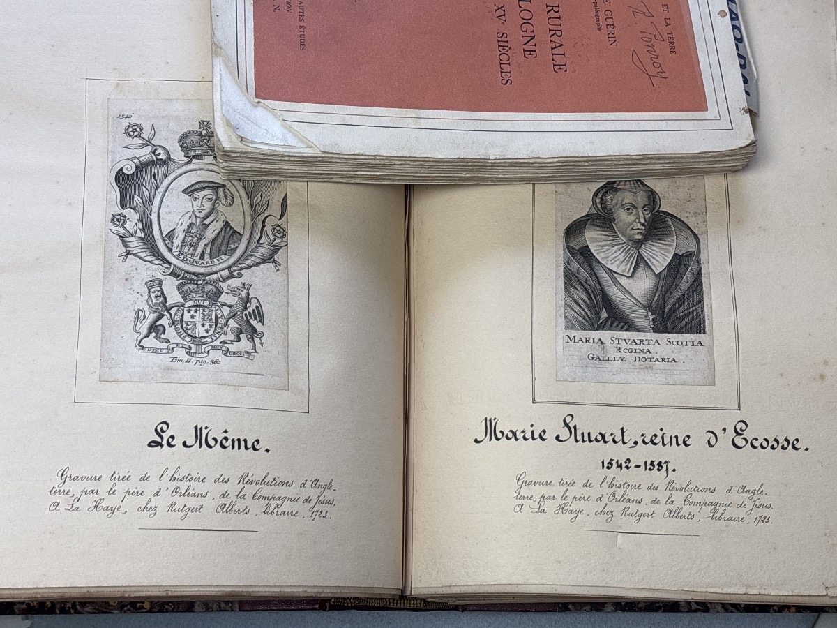 A Collection Of Two Hundred 17th- And 18th-century Mounted Engravings Of Royal Portraits And Other Subjects -photo-2