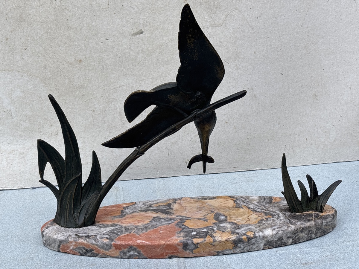 Le Martin Pêcheur par Emile Dautrerive vers 1930-photo-7