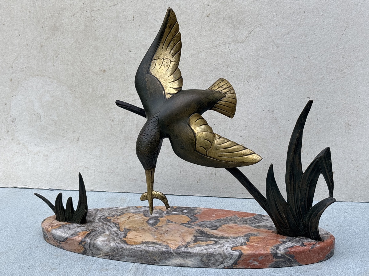Le Martin Pêcheur par Emile Dautrerive vers 1930