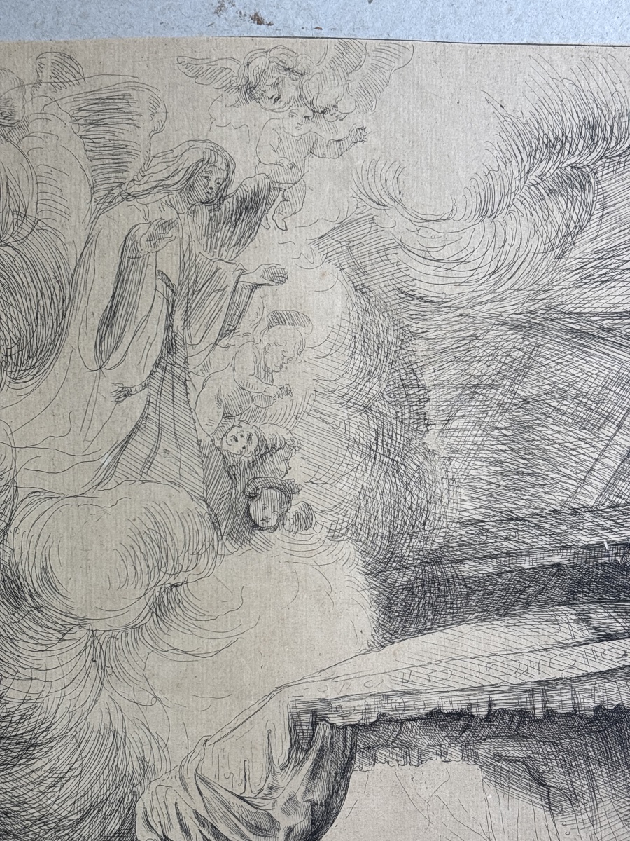 Dominique Vivant Dénon (1747–1825), After Rembrandt, “the Death Of The Virgin,” 1783-photo-3