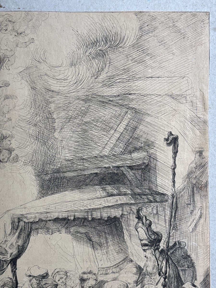 Dominique Vivant Dénon (1747–1825), After Rembrandt, “the Death Of The Virgin,” 1783-photo-4