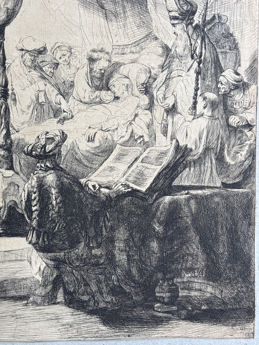 Dominique Vivant Dénon (1747–1825), After Rembrandt, “the Death Of The Virgin,” 1783-photo-1