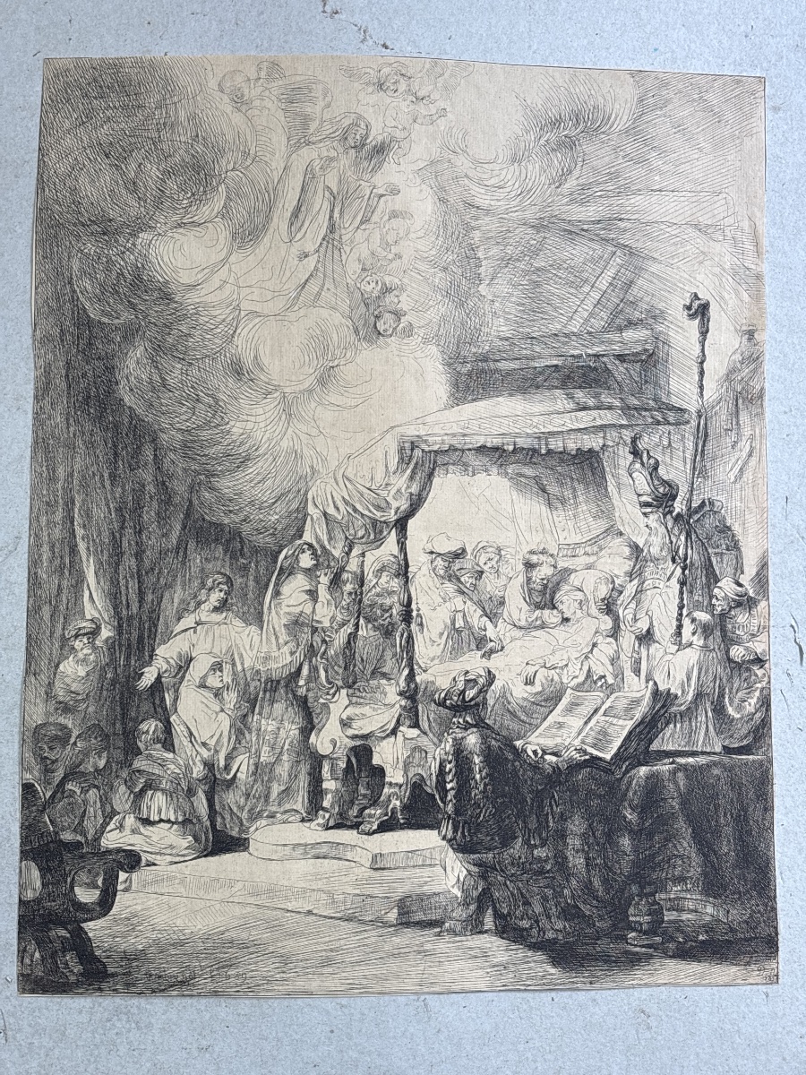 Dominique Vivant Dénon (1747–1825), After Rembrandt, “the Death Of The Virgin,” 1783