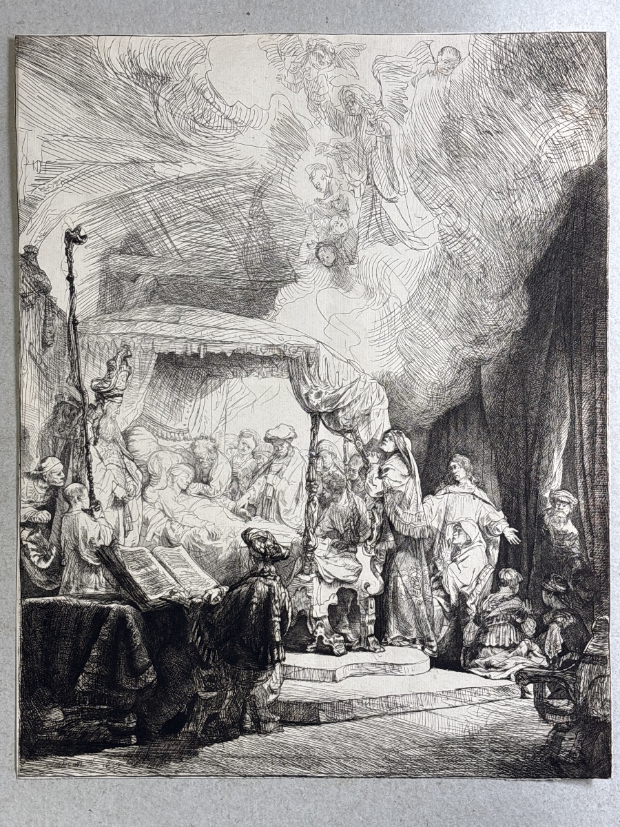 D Après Rembrandt Van Rjin - Trois Estampes du 19 eme -photo-3