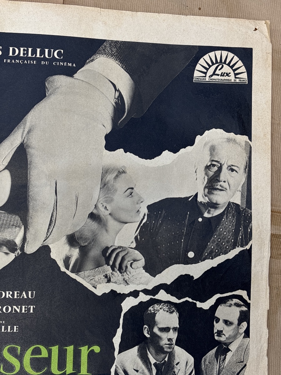 Affiche Originale : Ascenseur pour l Échafaud - Louis Malle 1958-photo-2