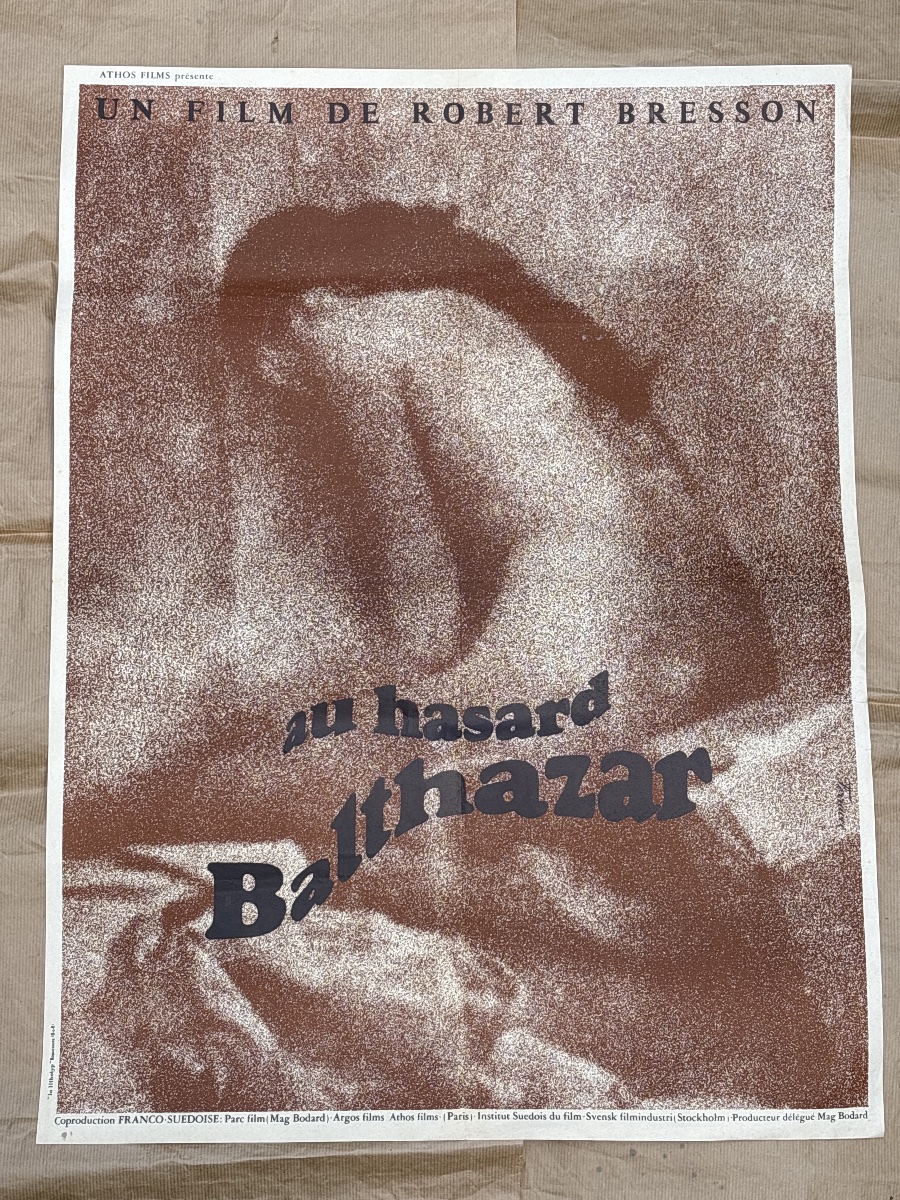 Affiche Originale : Robert Bresson : Au Hasard Balthazar 1966 Ferracci-photo-2