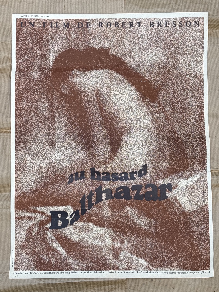 Affiche Originale : Robert Bresson : Au Hasard Balthazar 1966 Ferracci