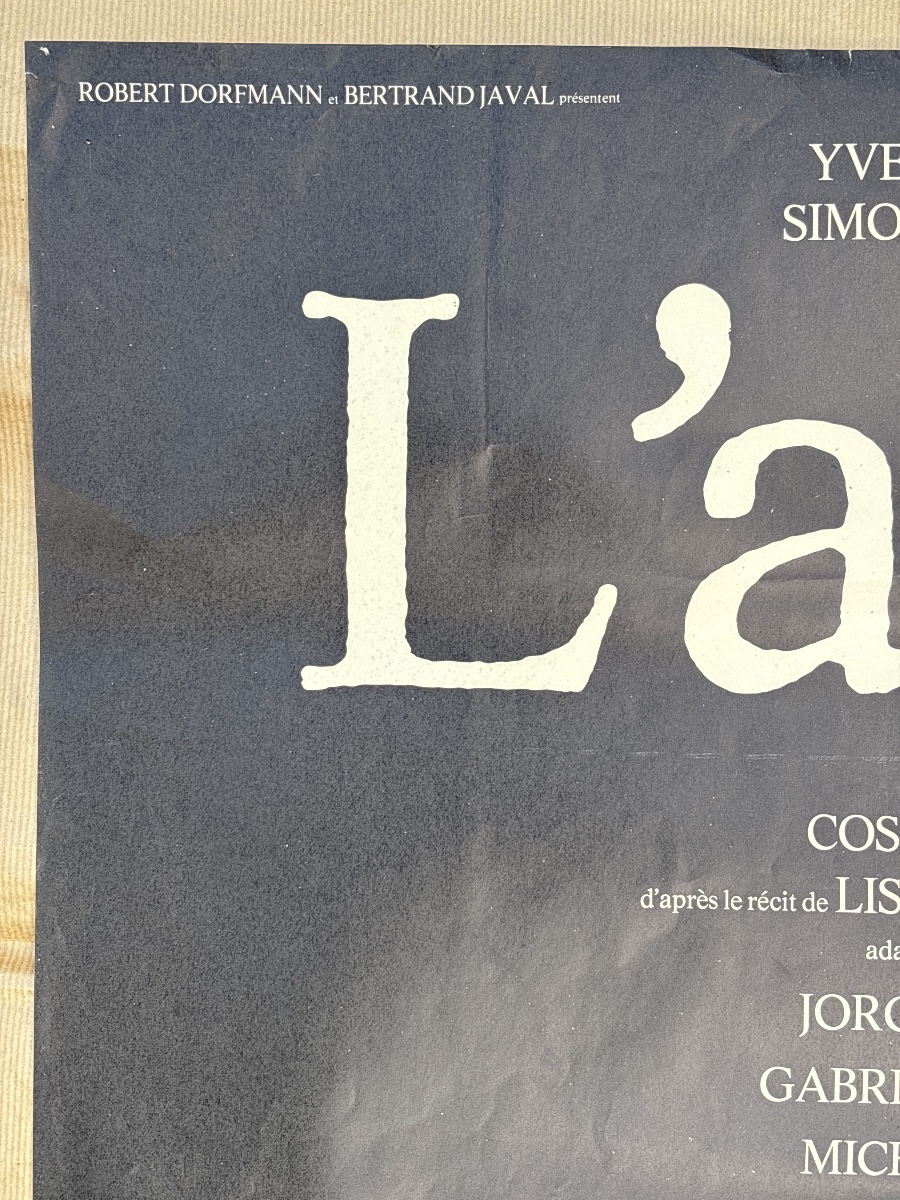 Affiche Originale : L Aveu Costa Gavras 1970-photo-4