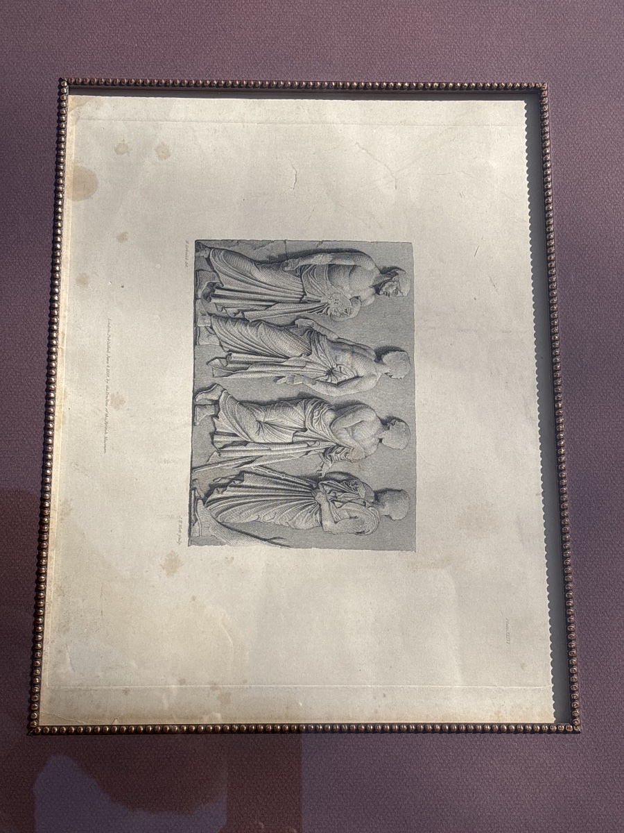 Suite 4 Lithographies 1839 H. Corbould (1787- 1844) Marbres Antiques British Museum -photo-2
