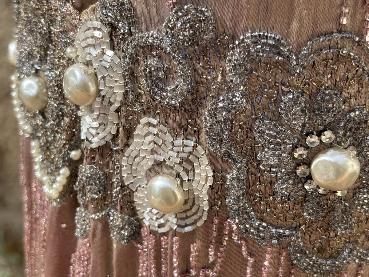 1925 Beaded Silk Dress -photo-6