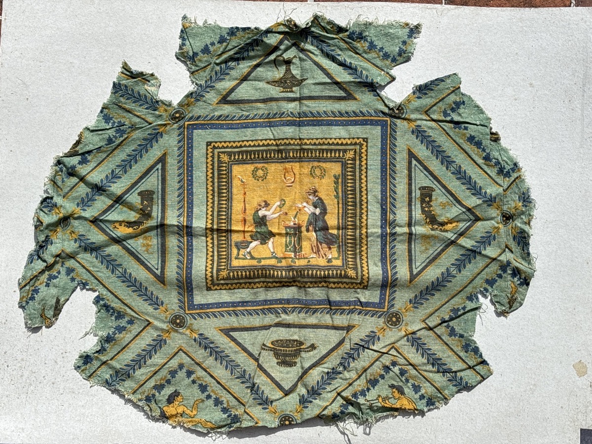 Tissus  Directoire imprimé  Empire 