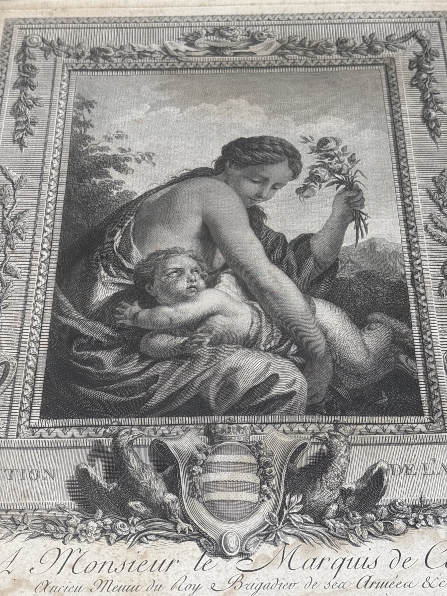 J. Bouillard (1744–1806), *the Punishment Of Love* (*the Spanking*), Beautifully Framed -photo-4